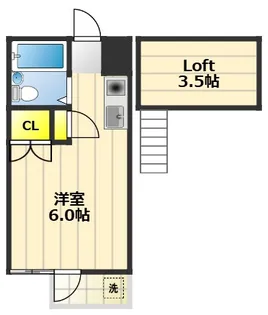 ヴィラ国立【2階】の間取り