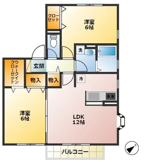 ヴァムブーク品川【2階】の間取り