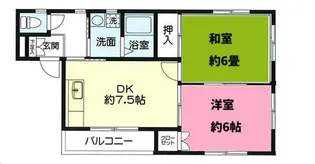旭メゾンII【1階】の間取り