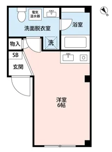 アクレスクレール南千住壱番館【1階】の間取り