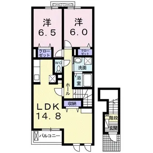 グラン・ベルI【2階】の間取り