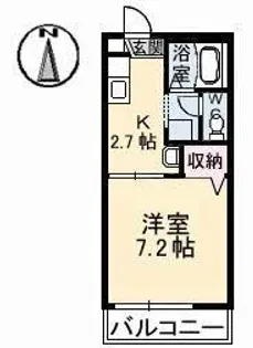 コーポアリメント【2階】の間取り