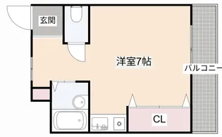 アンフィニィ・橋の内II【3階】の間取り