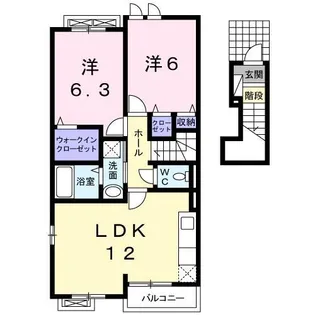 ハイツ・NAO【2階】の間取り