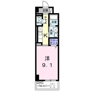ホワイトメゾン平針【4階】の間取り