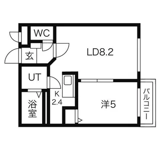 アベニール E.5【4階】の間取り