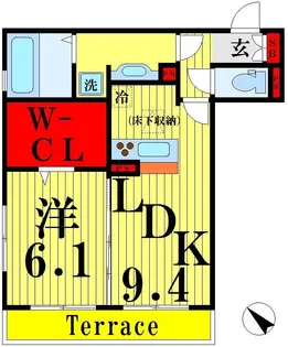 PLATINUM【1階】の間取り