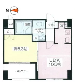 リブレ東新宿【13階】の間取り