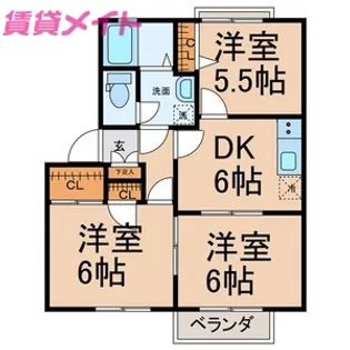 パストラルC【1階】の間取り