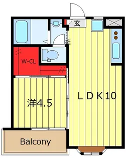 ルミエール町屋【3階】の間取り