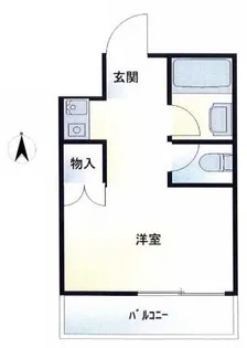ウエルステイ生田【4階】の間取り
