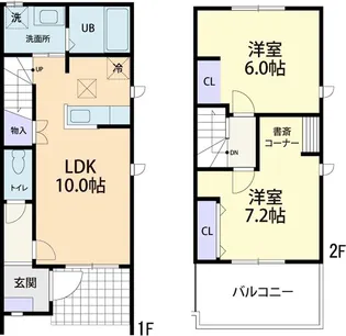 シンフォニア Aの間取り