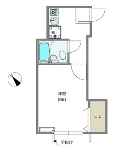 ラ・フェンテ【2階】の間取り