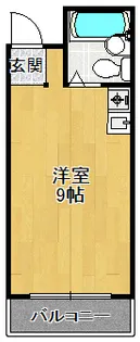 コーポU【3階】の間取り