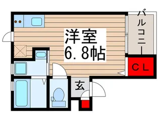 ラプラージュ常盤平【3階】の間取り