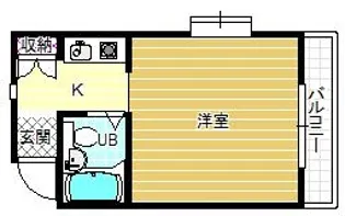 ラコート藤井寺【3階】の間取り