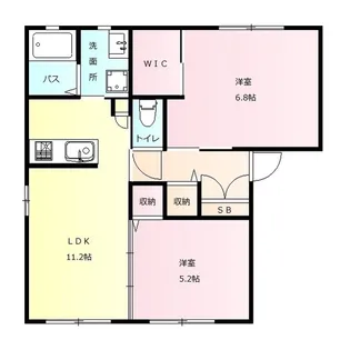 サンメゾン泉沢 A【2階】の間取り