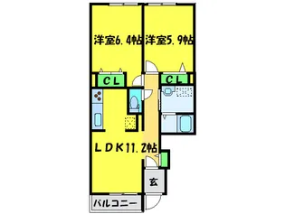 カ-サ・フロ-レスの間取り