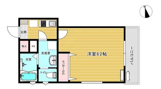 リーブルファイン南流山A棟【1階】の間取り