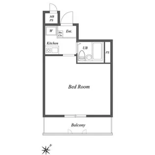 ブルーノコート蒲田【4階】の間取り