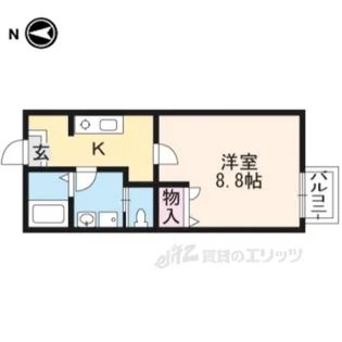 レフィナード【1階】の間取り
