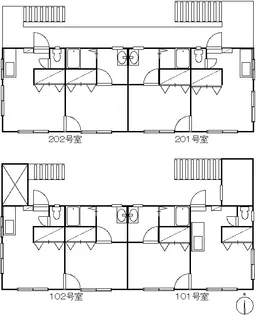 真砂荘【2階】の間取り