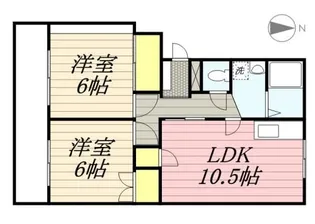 CASAあけぼの【2階】の間取り