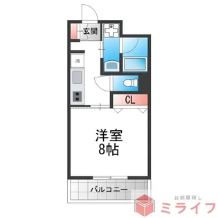 キャッスルコート【1階】の間取り