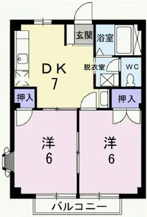 メゾンエトワール【1階】の間取り