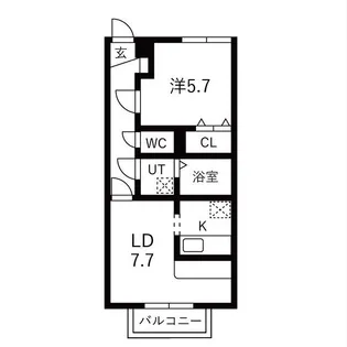 ラフォーレ【2階】の間取り
