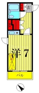 ダイアパレス亀有【3階】の間取り