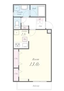 アゼリ・コンフォール ふじみ【1階】の間取り