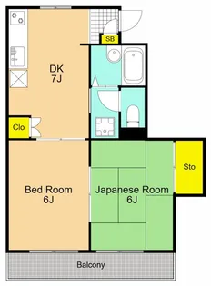 井澤マンション【2階】の間取り