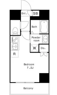 ラクラス中延【8階】の間取り