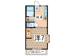 メゾン・ド・エリーナ【2階】の間取り