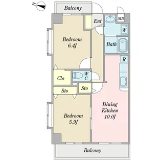 CASA CORDIAL【2階】の間取り