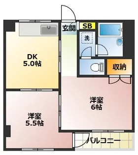 JUN高島平【4階】の間取り