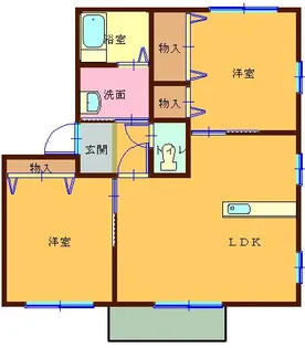クレール201【2階】の間取り