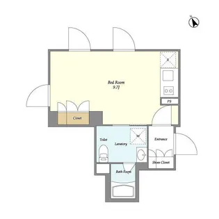 KDXレジデンス吉祥寺【2階】の間取り