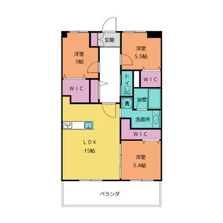 アルファステイツ長泉II602【1階】の間取り