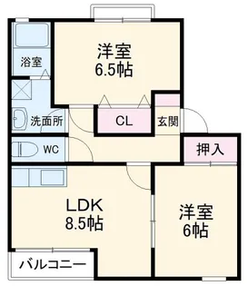 LA VILLE NEUVE Katsura (ラビルヌーブカツラ)【2階】の間取り