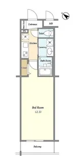 BLESS北新宿【2階】の間取り