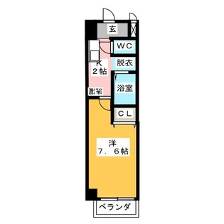 リアライズ黄金(旧ステージア黄金)【2階】の間取り