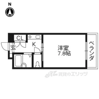 グレーシャス23【4階】の間取り