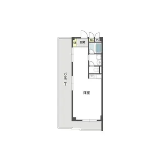 モンテクール学園前【5階】の間取り