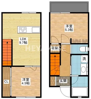 エクリュMIYUKI宇都の間取り