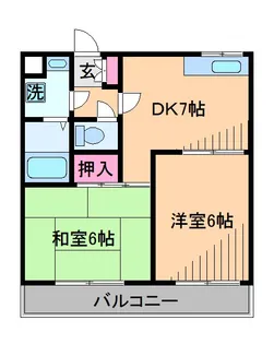 日吉A-1【5階】の間取り