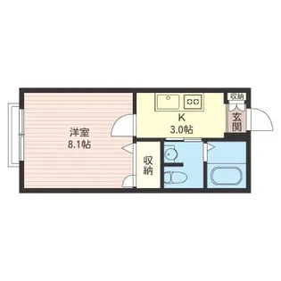 ロイヤルオーク【2階】の間取り