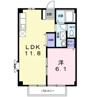 メゾンアドレ【2階】の間取り