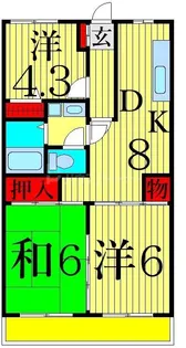 KODAヒルズ新小岩【1階】の間取り